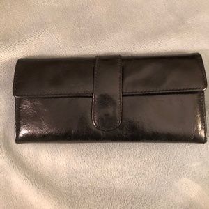 Hobo Black Leather Wallet